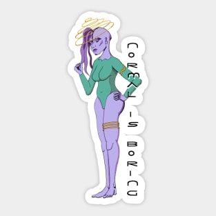 ALIEN Normal is Boring Sticker